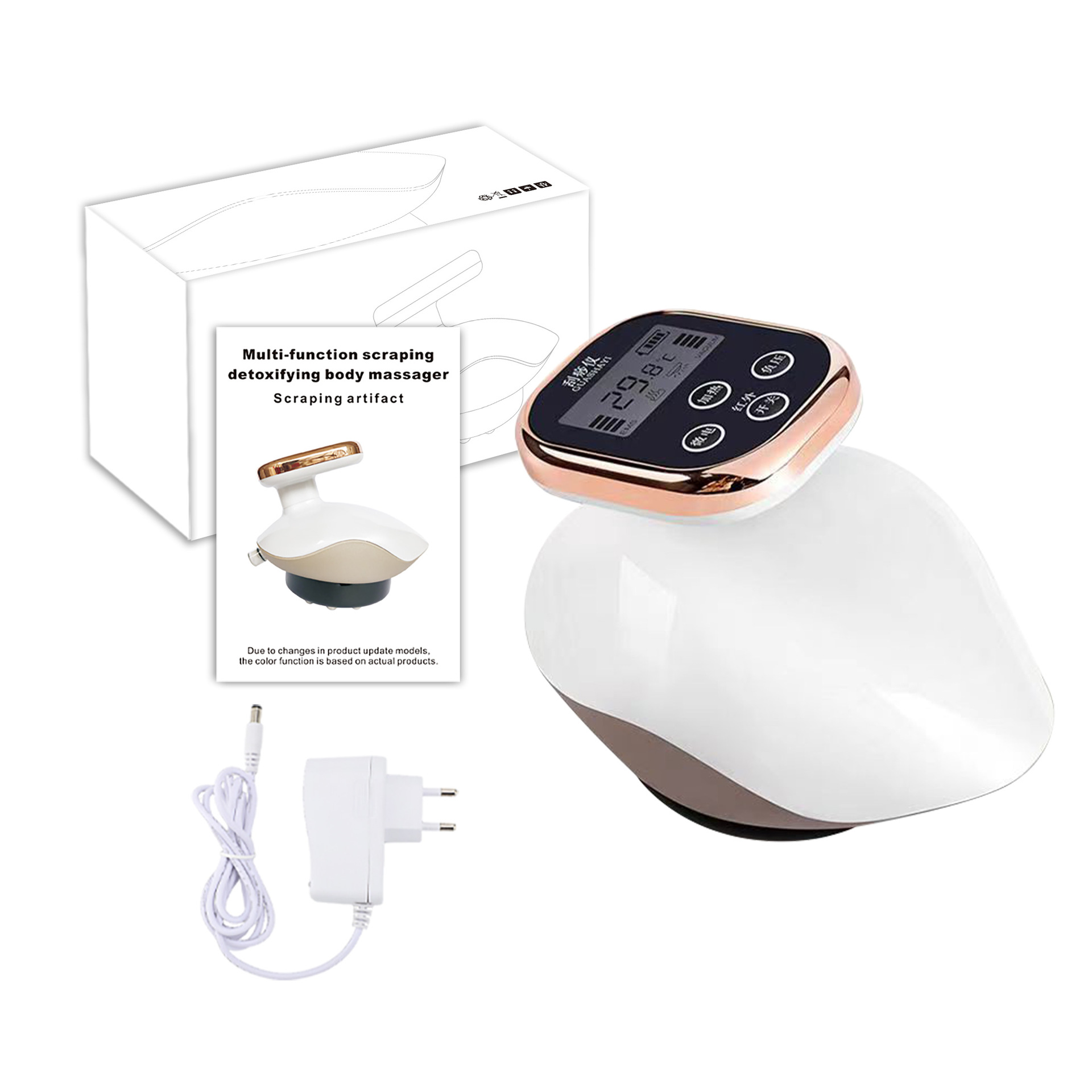 Electric Gua Sha Device Household Acupoint Meridian Dredging Back Cupping Suction Sha Whole Body Massage Portable