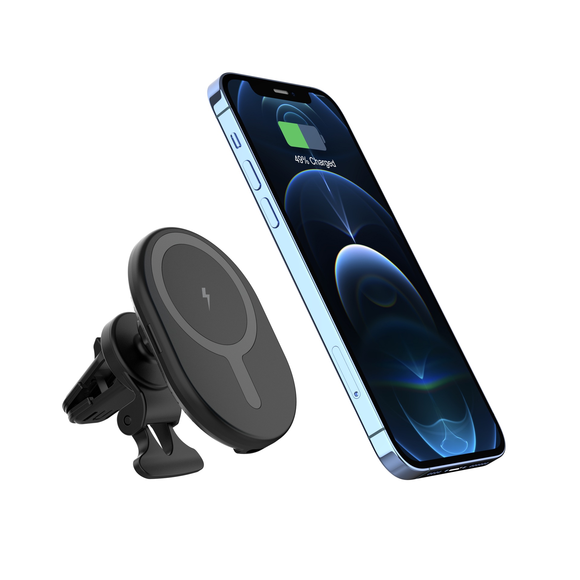 D8 Magnetic Car Wireless Charger for Apple Phone iphone12 Charging Car Charger Wireless Fast Charging