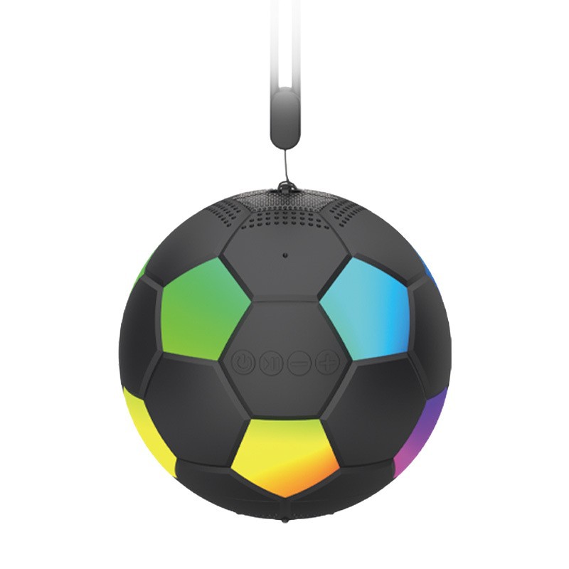 Football Bluetooth Speaker Atmosphere Light Small Speaker New Colorful Portable Bluetooth Speaker Outdoor Mini Speaker