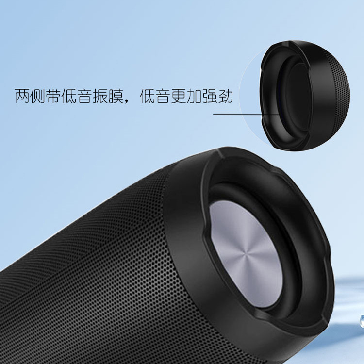 New Wireless Bluetooth Speaker Outdoor Portable High Power Audio Dual Diaphragm Subwoofer Private Mold