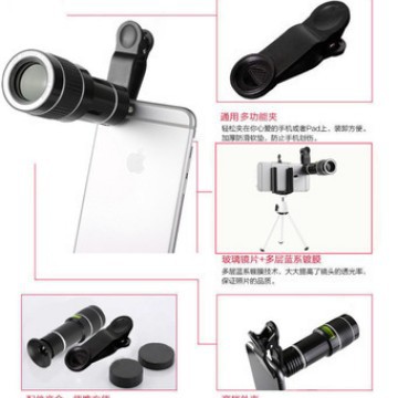 20x phone telephoto lens HD external photo lens zoom focusing phone lens kit