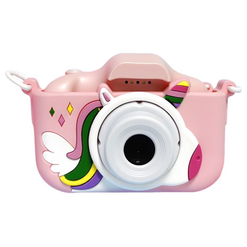 New Cartoon Children's Camera Can Record HD Dual Camera DSLR Digital Mini Camera Holiday Gift
