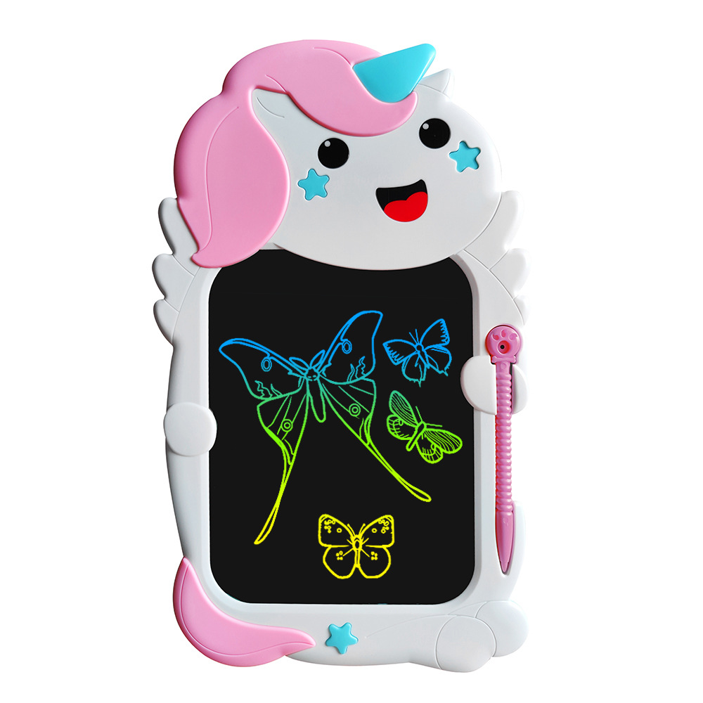 独角兽彩色笔迹☩粉色