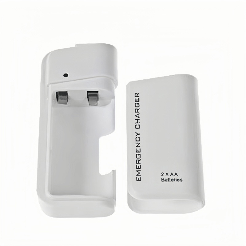 Backup 2AA slide cover USB interface 5号 battery box outdoor LED flashlight lighting 2XAA emergency charger