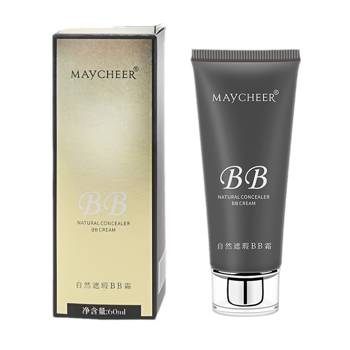 Meixian'er Foundation 60ml Moisturizing Concealer Hydrating Oil-Control Nude BB Cream Natural Brightening Skin Tone N1