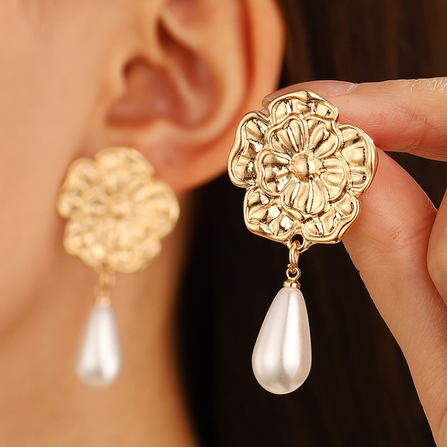 Earrings Smooth Surface Ear Stud Ear Cuff Simple Earrings
