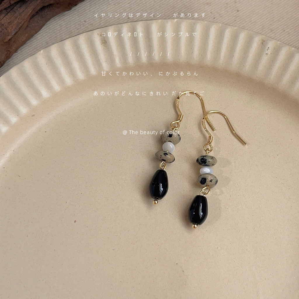 New Chinese style handmade earrings 2025 new earrings for women chain