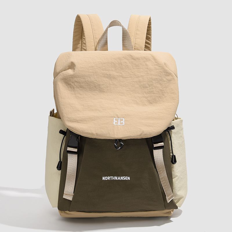 New travel double-shoulder backpack men and women large capacity lightweight outdoor commuting casual backpack