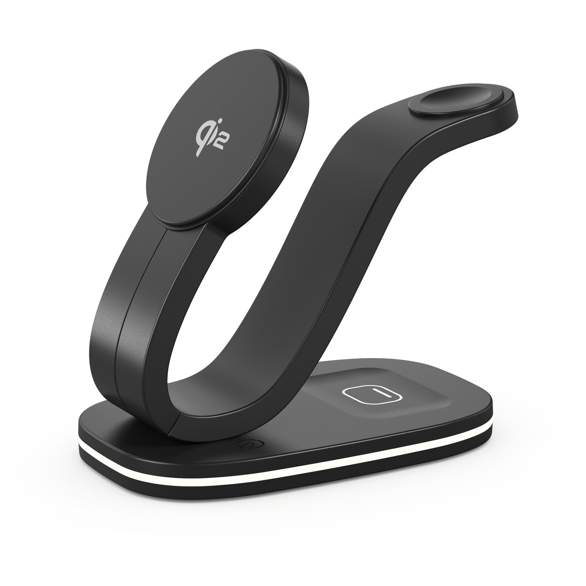 Selected QI2 Wireless Charger for Apple Phone Stand Earphone 3-in-1 MagSafe Magnetic Wireless Charger