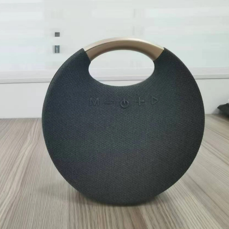 New Portable Outdoor Bluetooth Speaker Round Wireless Speaker TF Card Plug-in Gift Bluetooth Audio