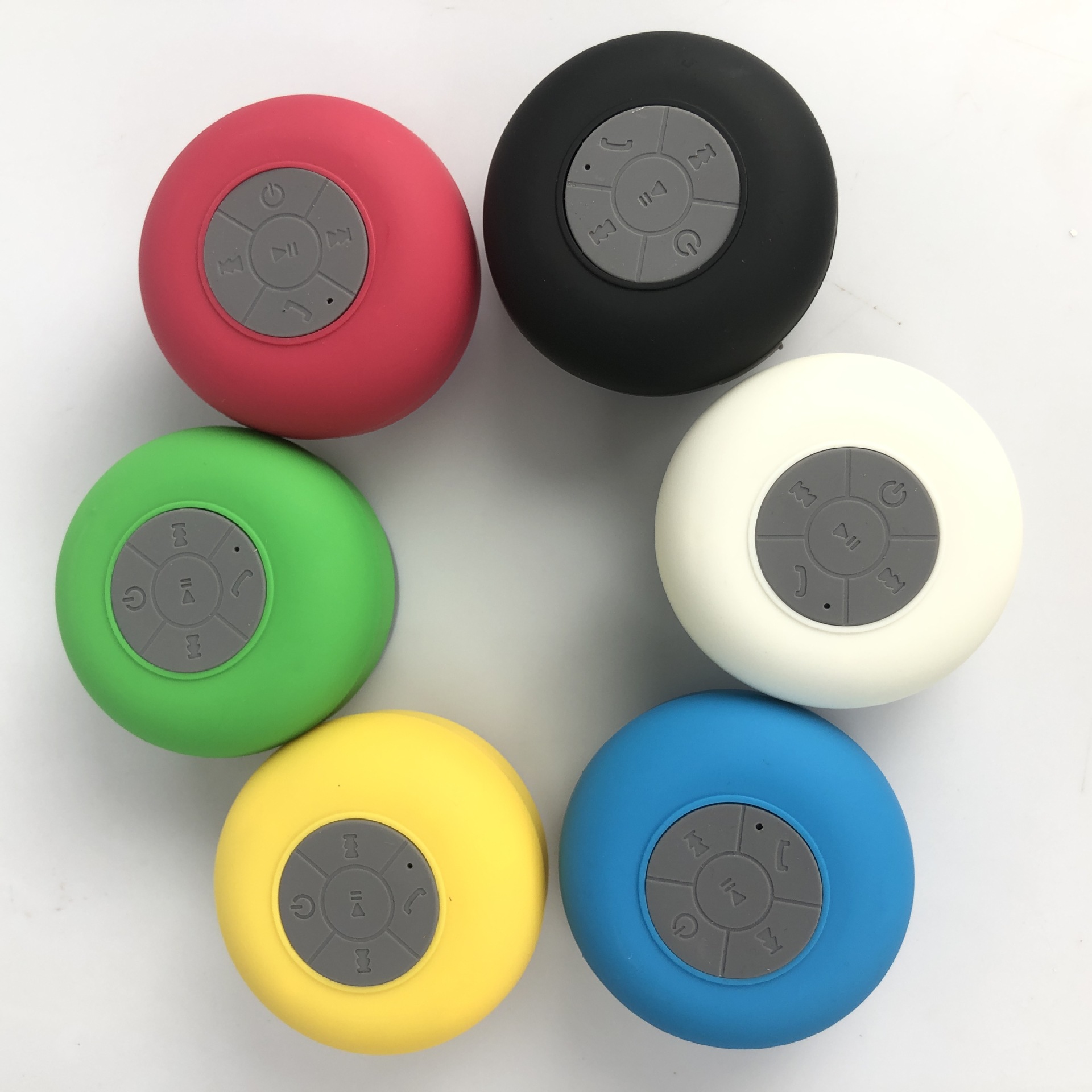 Large suction cup Bluetooth speaker bathroom waterproof mini small speaker portable large suction Bluetooth audio