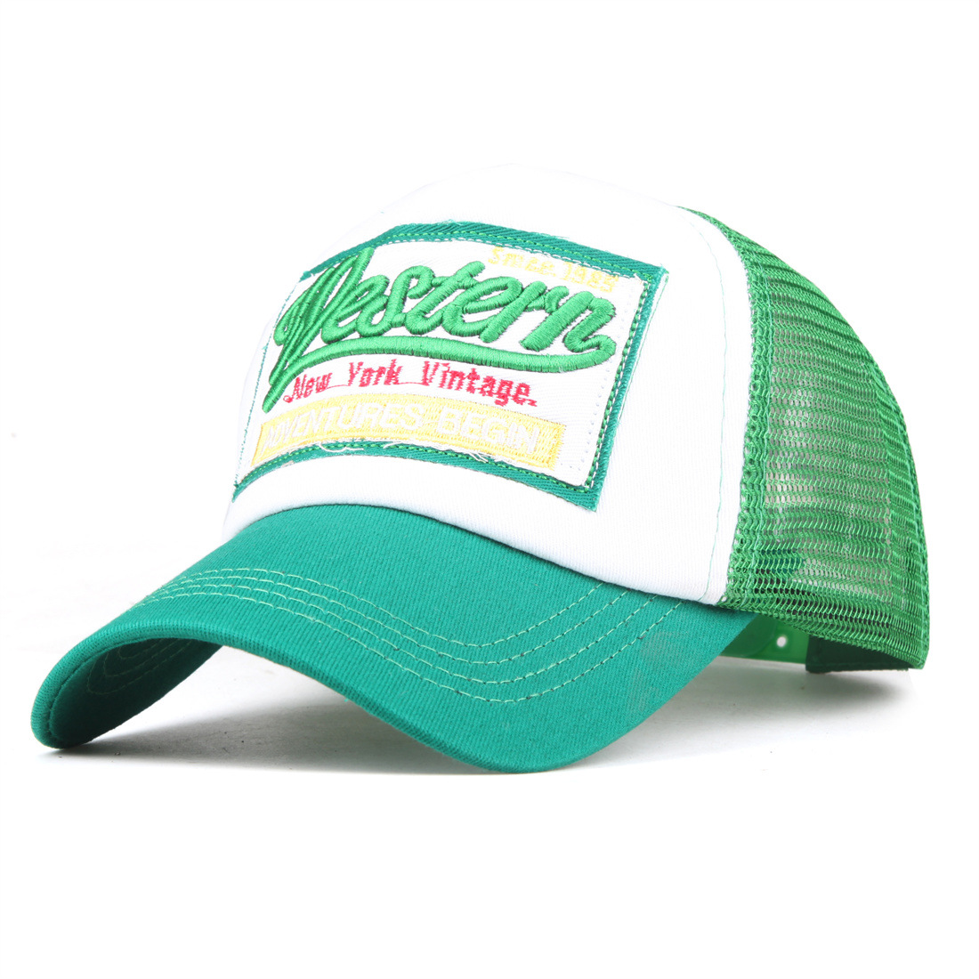 New patch mesh baseball cap for men and women