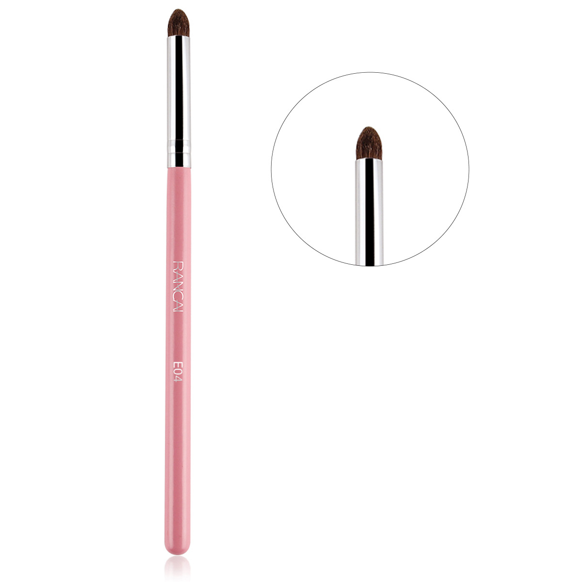 Single Pure Horse Hair Eyeshadow Brush Detail Blending Brush Eye Makeup Brush Portable Large Soft Animal Hair Eyeshadow Brush