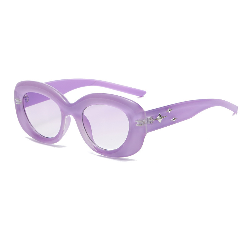 2023 New Small Frame Sunglasses Simple Sunglasses Women Round Frame Glasses