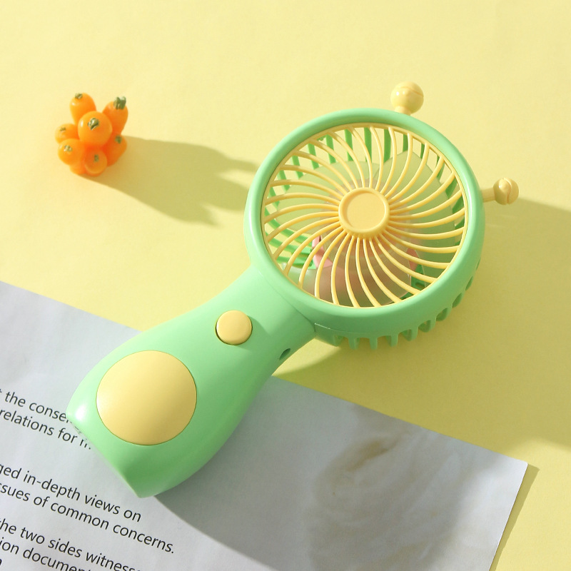 Handheld Snail Small Fan USB Charging Portable Small Fan Cute Cartoon Snail Handheld Fan