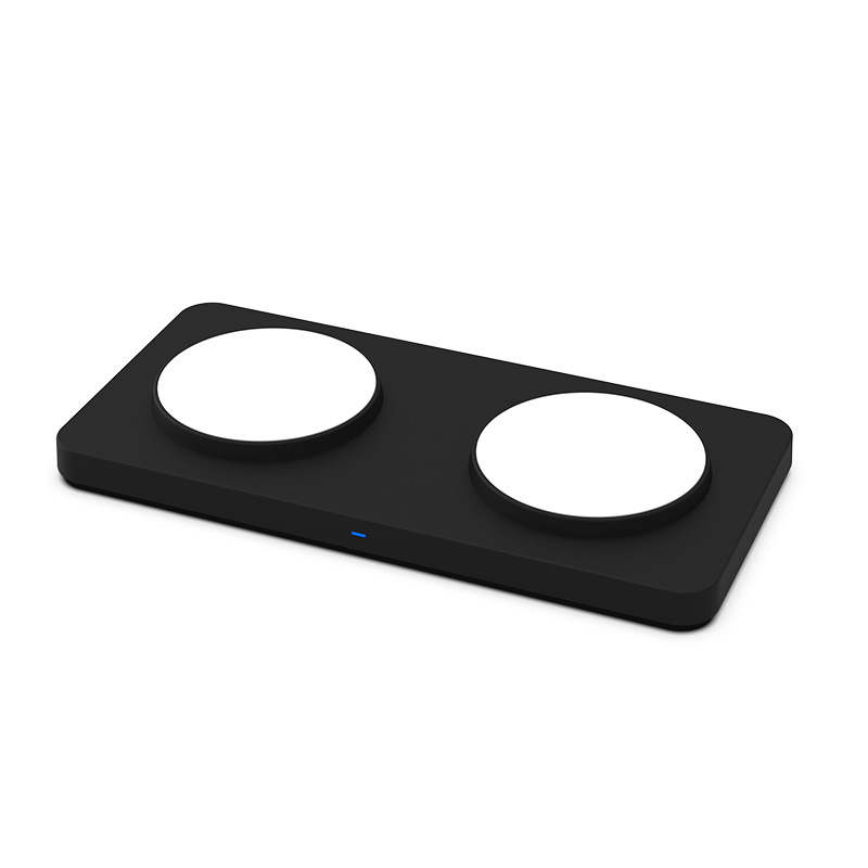 Two-in-one magnetic desktop wireless charger dual 15W dual charging magnetic fast digital display wireless charger