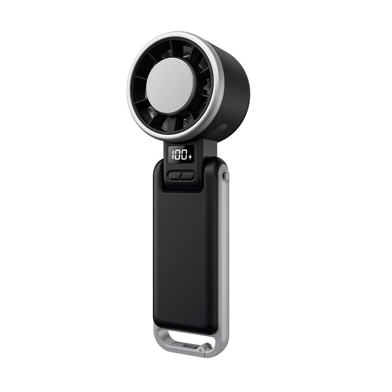 N612 Handheld High Speed Small Fan USB Charging New Ice Compress Foldable Handheld Turbo Electric Fan