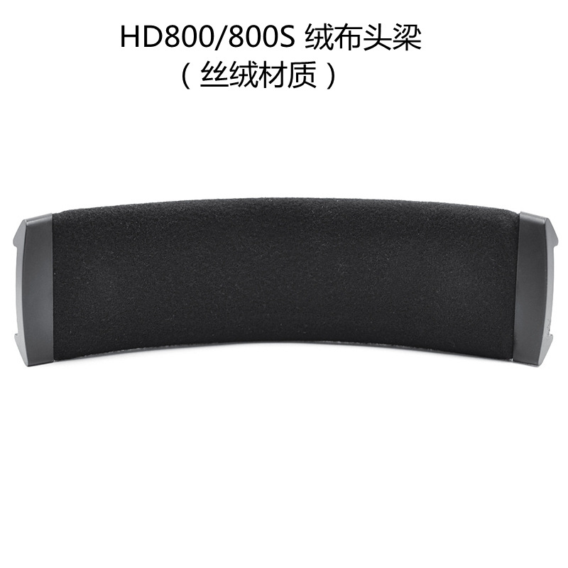 For Sennheiser HD800 HD800s HD820 headphone sponge earpads fiber leather ear cushions velvet headband