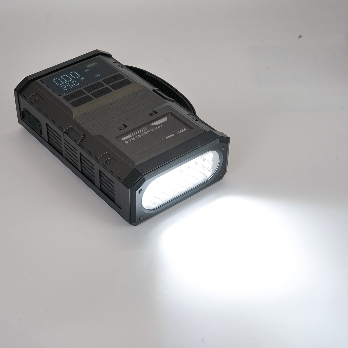 Vehicle-Mounted Inflator Pump Jump Starter Multi-Function Electric Tire Air Pump Outdoor Emergency Start Power Supply Integrated Machine