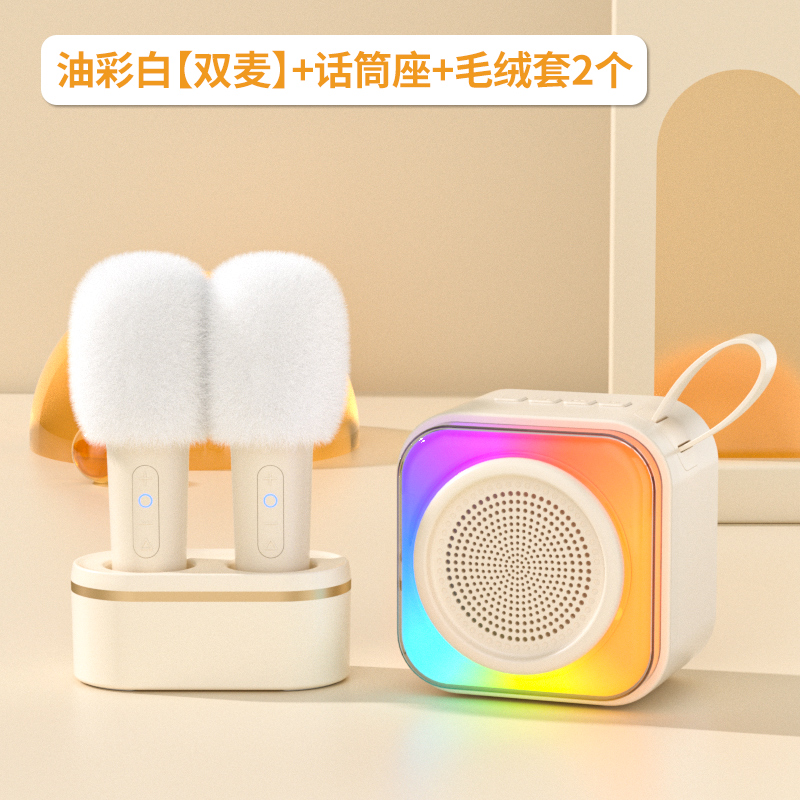 SOAIY SK22 Microphone Speaker All-in-One Bluetooth Singing Karaoke Children Home KTV Machine