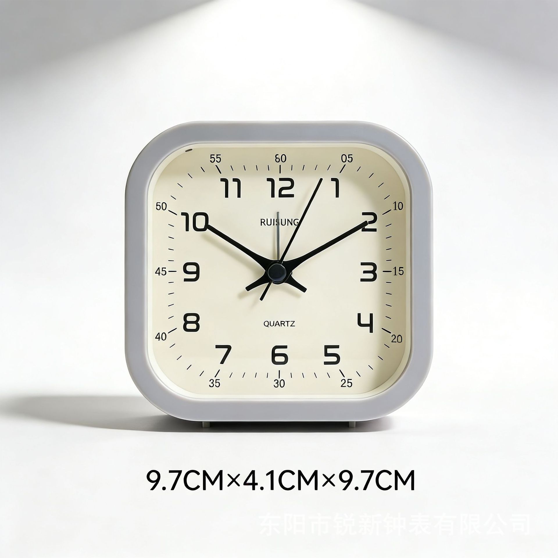 Simple bedside bell desk clock children desktop table silent clock student bedroom alarm clock