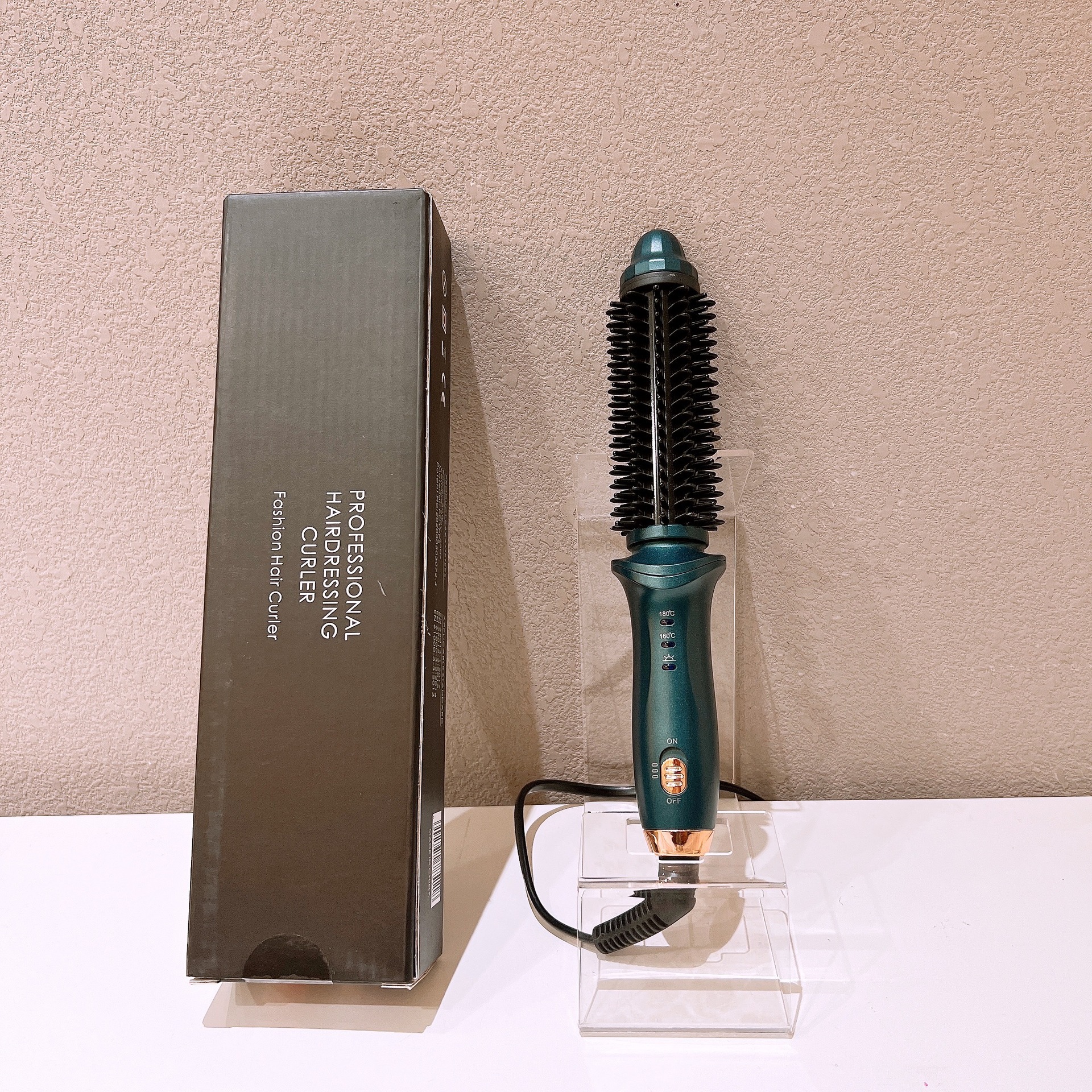 New Hot Air Comb Electric Curling Iron Household Hair Straightener Two-in-one Negative Ion Hair Straightening Comb Wet and Dry Use