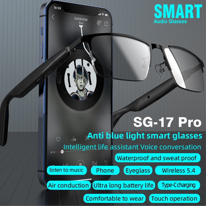 Bluetooth glasses for calls, music, driving navigation AI smart glasses