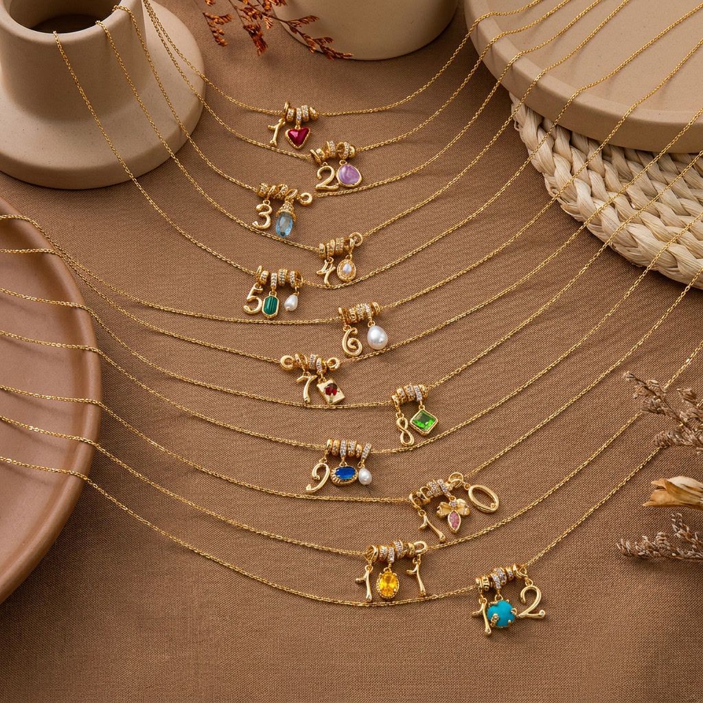 Independent station锁骨链 simple multi-pendant series elements stainless steel necklace copper