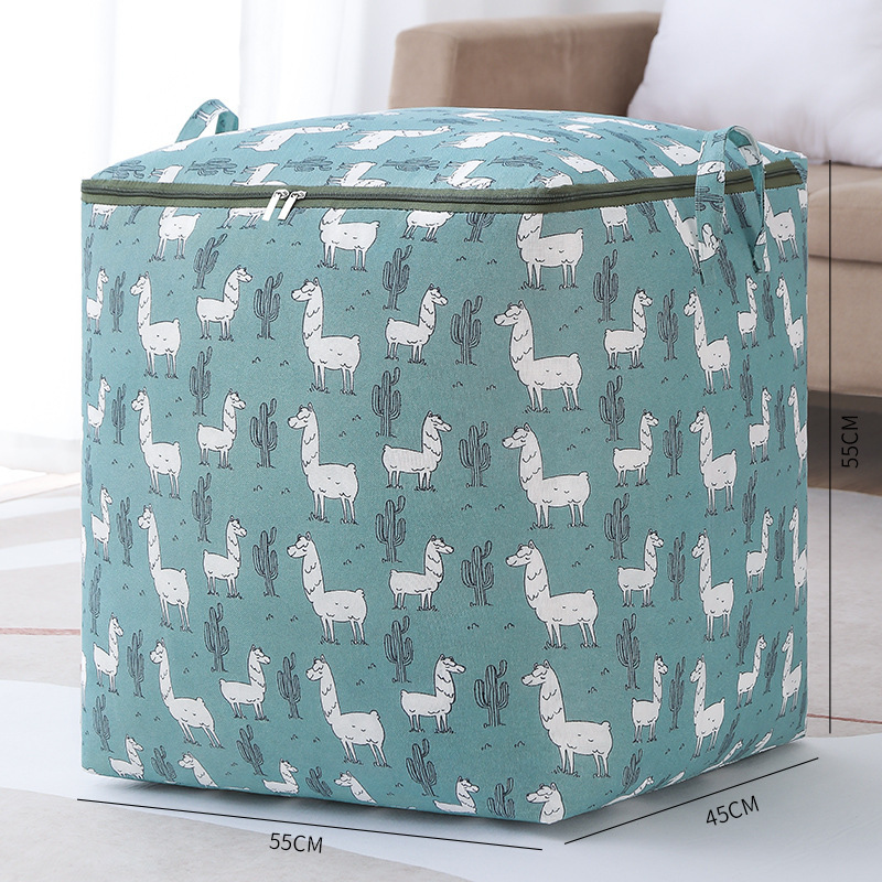 Clothes Storage Basket, Oxford Fabric Storage Bag, Quilt Moving Packing Bag, Storage Box, Large Capacity Storage