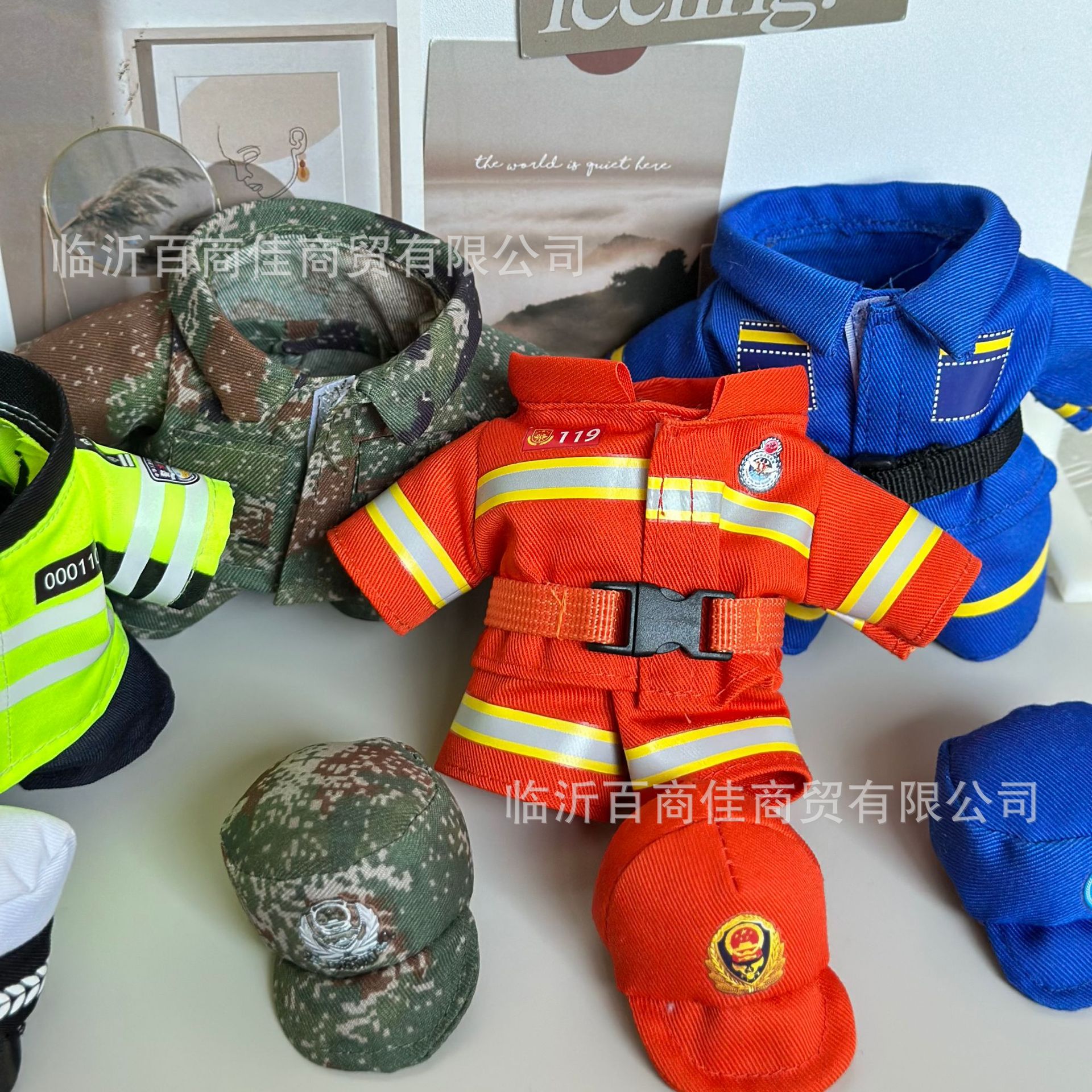 Police clothes plush traffic police bear toy uniform police officer clothes teddy bear clothes accessories gift toy doll clothes