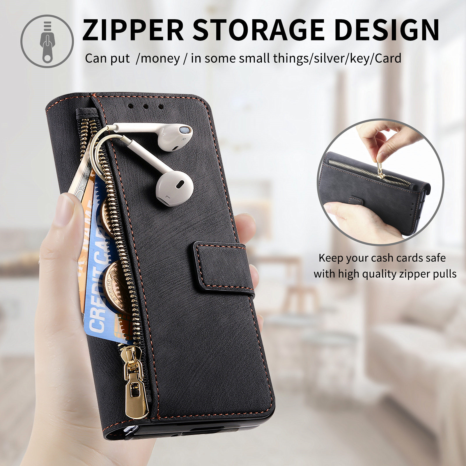 For Samsung Z Fold7 new magnetic two-in-one cover detachable phone leather case zfold7 case