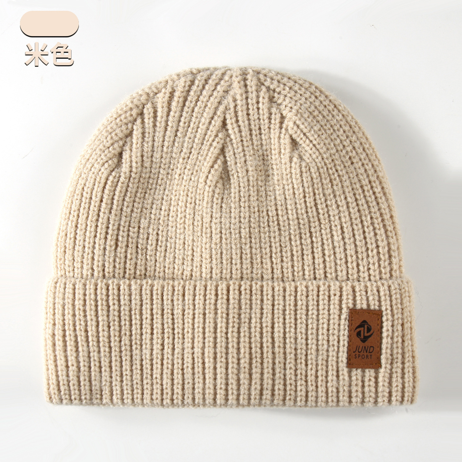 Knitted Hat Winter Men and Women New Double-Layer Thick Knit Hat Casual Outdoor Earflap Wool Hat