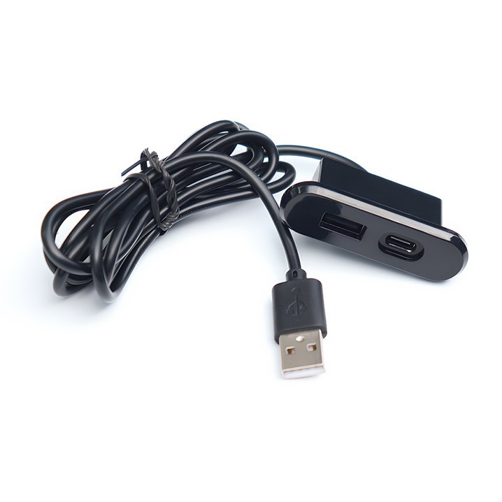 Sofa Bedside Table Embedded Dual Port Socket USB TYPE C Office Desk Hidden Mobile Phone Charger