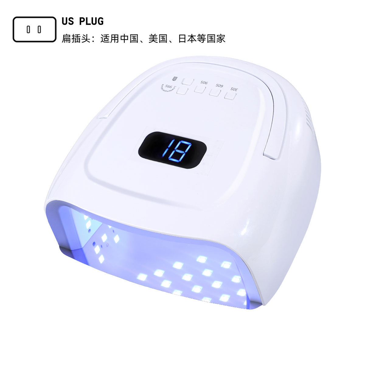New Nail Lamp 60W Nail Machine S20 Wireless Charging Nail UV Lamp LED Nail Dryer