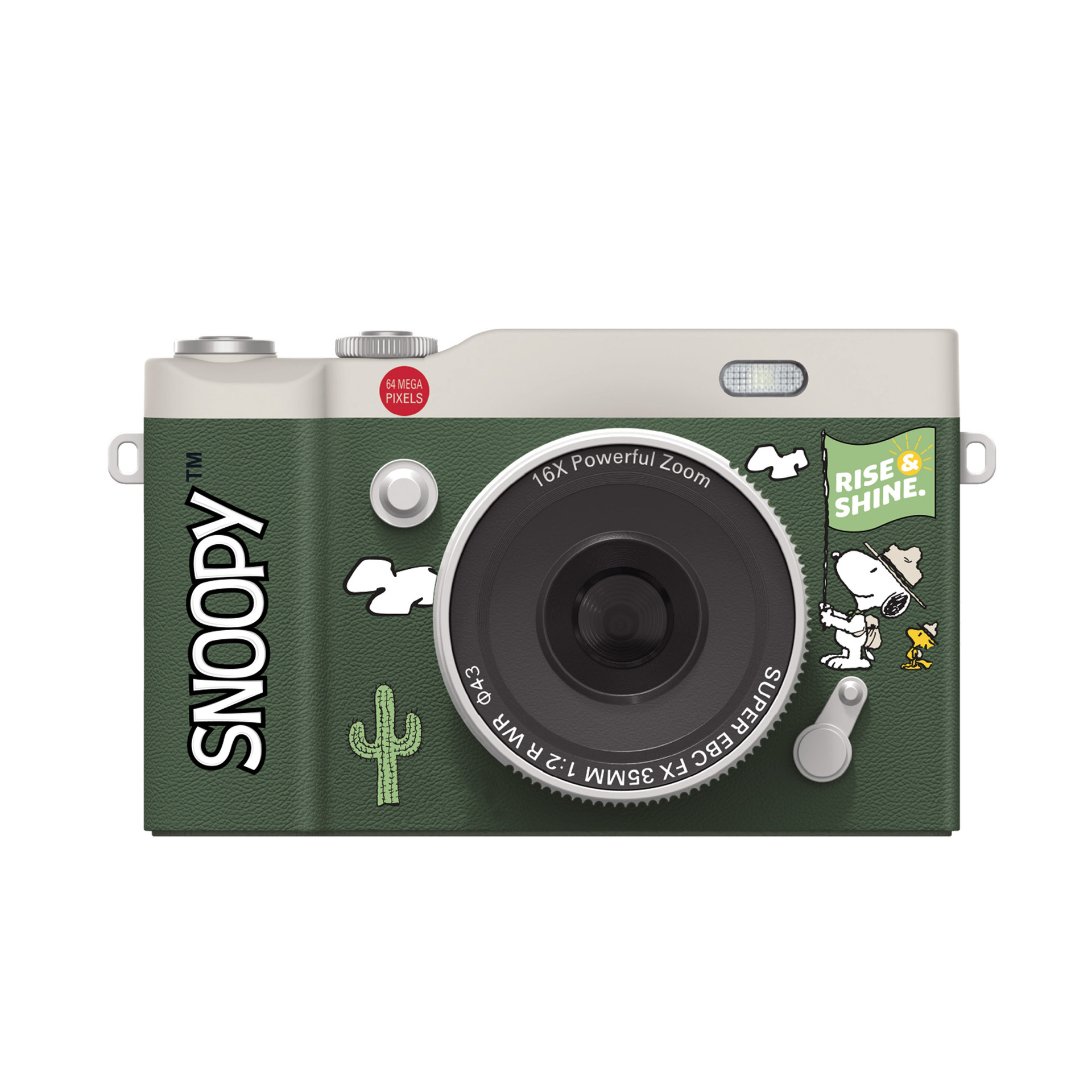 SNOOPY Campus Student Entry Snoopy CCD Camera Flip Screen HD Selfie Mirrorless Camera