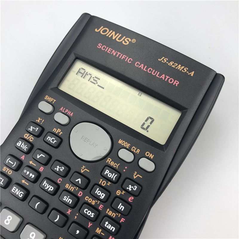 Zhongcheng 82ms-A Chinese and English Version Black Function Calculator Student Multi-Functional Learning Exam Science Computer