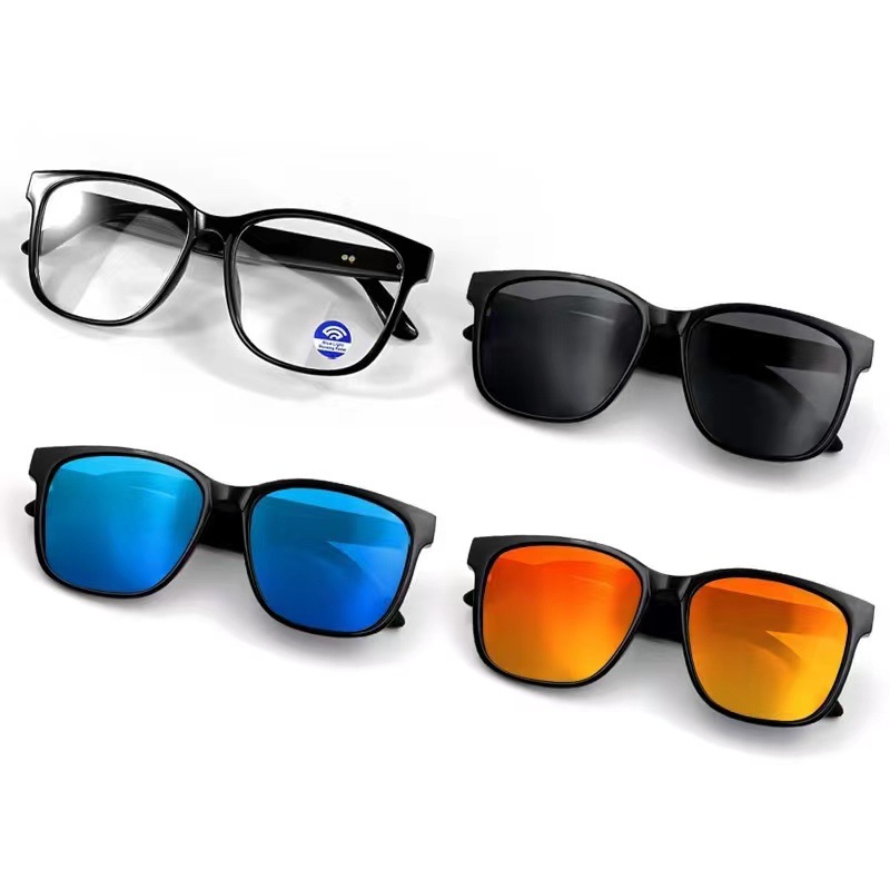 GS08 AI Smart Bluetooth Glasses Air Conduction 3D Sound Polarized Sports Sunglasses