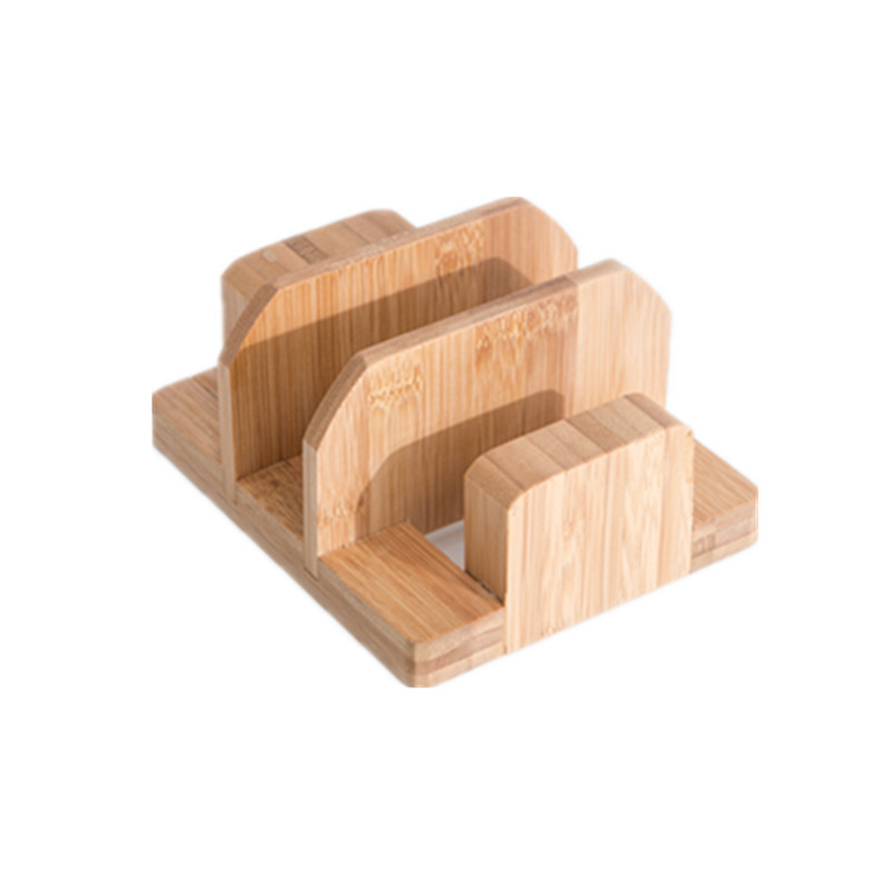 Cutting board rack kitchen chopping block holder knife rack household storage rack bamboo countertop bowl plate pot lid rack