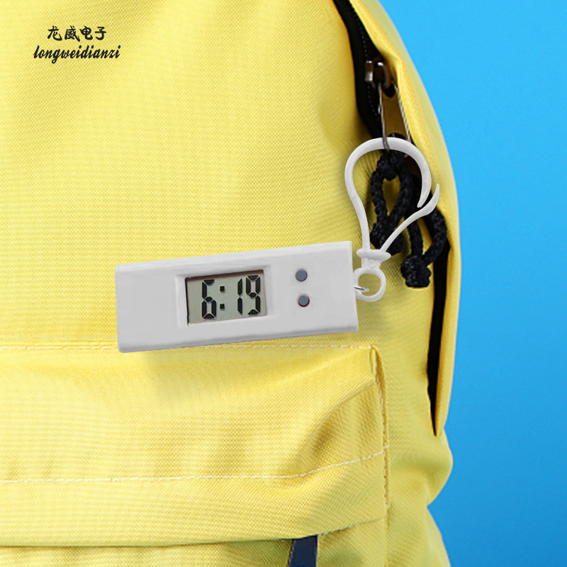 Mini Cartoon Electronic Wall Clock Simple and Compact Student Electronic Clock 551