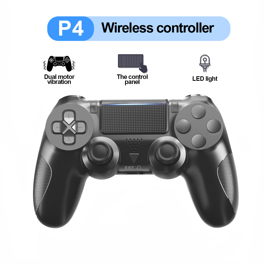 PS4 private mold controller wireless Bluetooth controller dual vibration six-axis motion sensing game controller wholesale