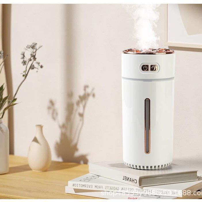 Smart Car Humidifier Air Purifier Aromatherapy Essential Oil Car Odor Removal Auto Atmosphere Light