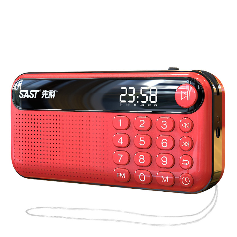 SAST V60 elderly opera portable card radio speaker teaching commentary mp3 music player