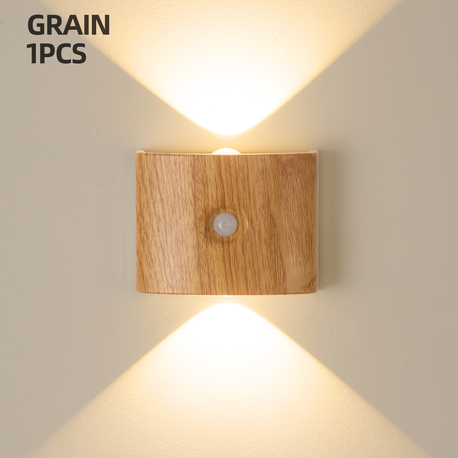 Bedroom Bedside Atmosphere Wall Light Charging LED Magnetic No Drilling No Wiring Human Body Induction Light