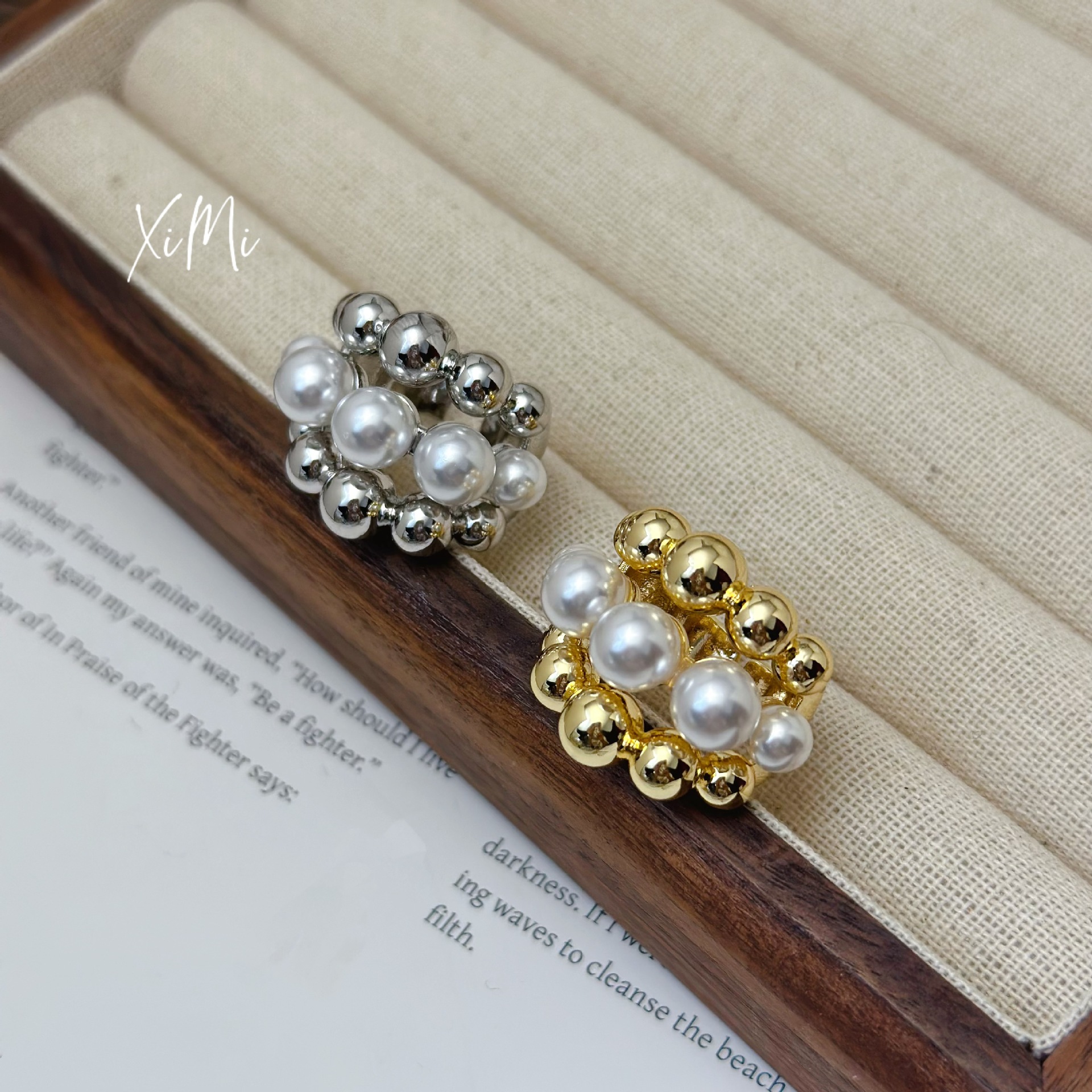 2025 New Pearl Open Ring Band Ring for Women