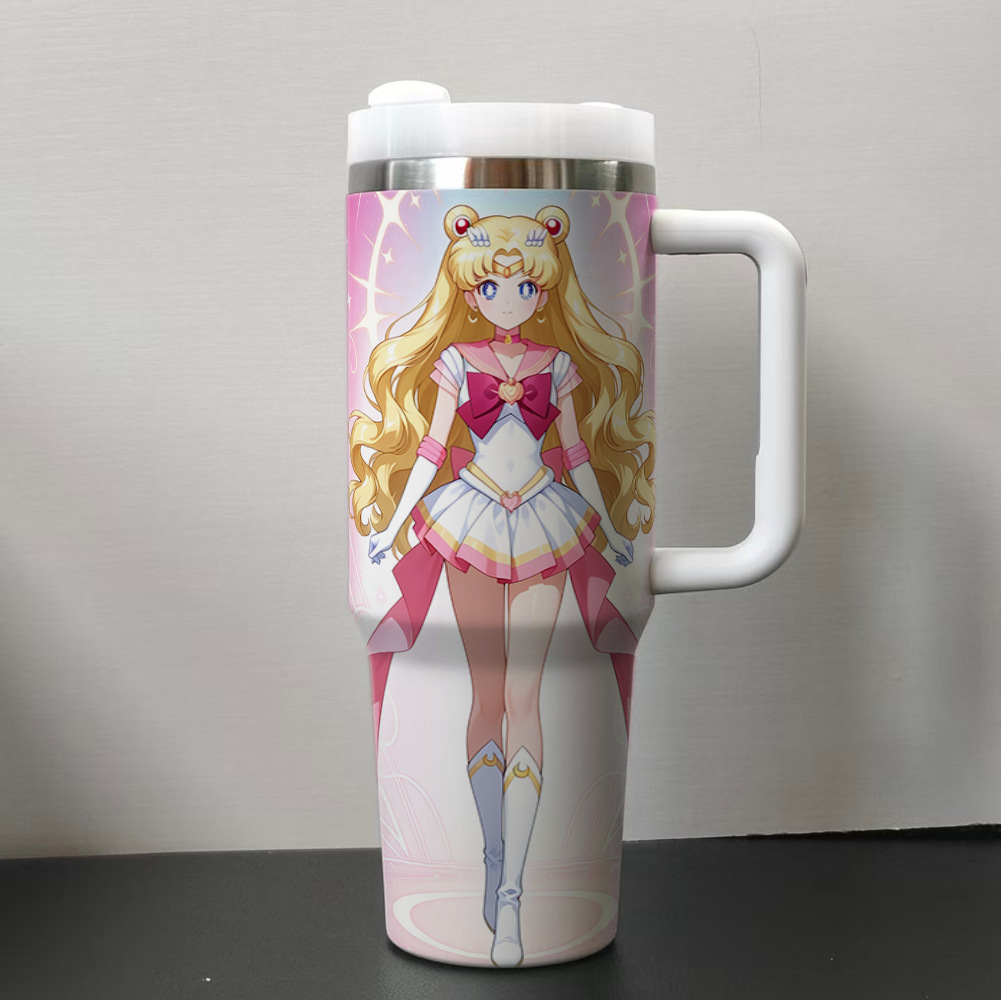 40oz car cup Sailor Moon stainless steel ice霸 cup tumbler thermal cup