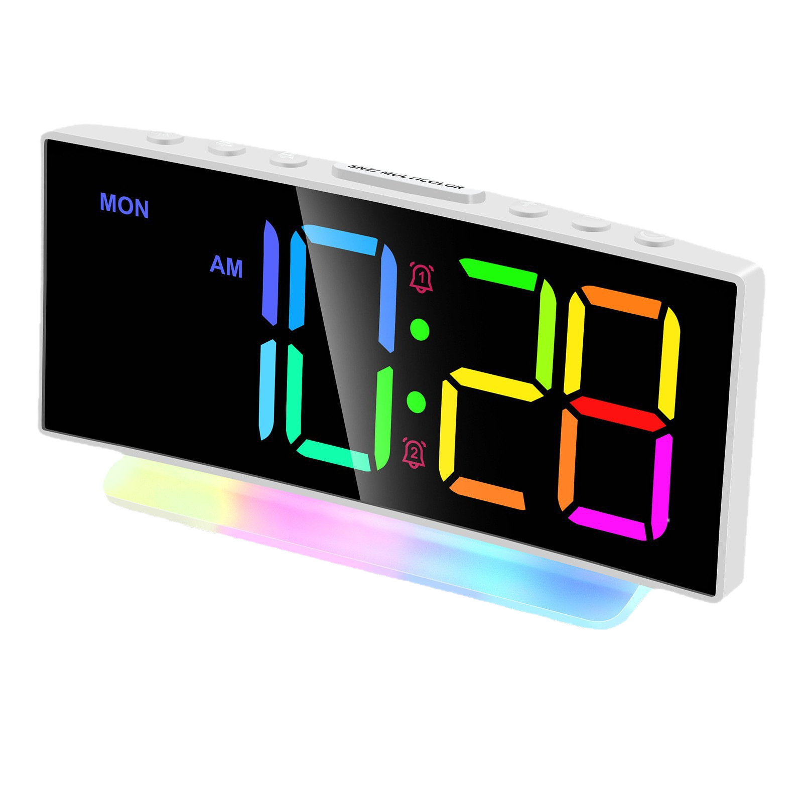 LED digital clock living room TV cabinet clock alarm clock table alarm clock student children electronic smart alarm clock