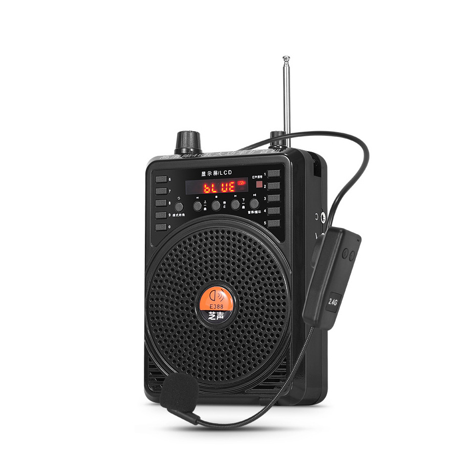 Small Bee Amplifier with Microphone Wireless for Teachers Outdoor Bluetooth Speaker Tour Guide Loud Volume Voice Amplifier