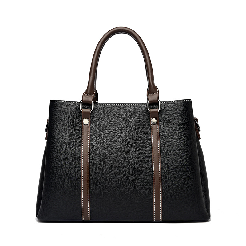 2026 New Shoulder Crossbody Bag Large Capacity Color Contrast Tote Commuter Handbag Women's Handbags