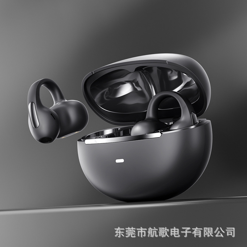 2025 new ear-clip wireless Bluetooth earphones M136 stereo sound effect noise-canceling sports running earphones
