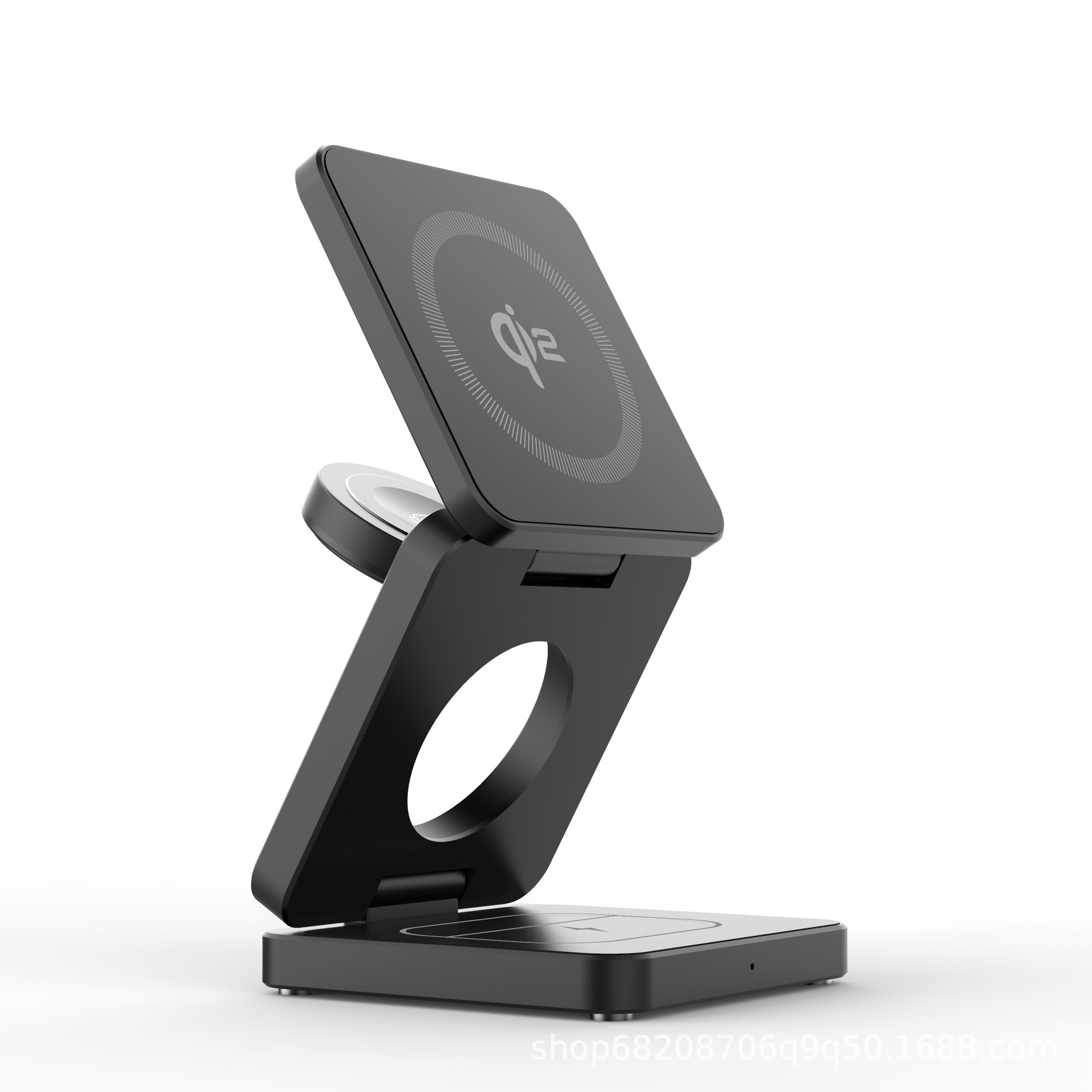 Qi2 version 3-in-1 folding wireless charger for Apple phone earphone watch